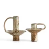 MONTESSA Wabi Sabi Clay Taper Candle Holder