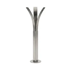 Modern Stainless Steel Vase with Geometric Design for Minimalist Table Centerpiece