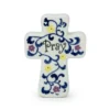 Hand-painted porcelain cross